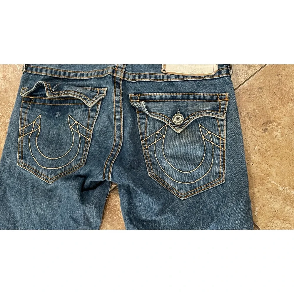 TRUE RELIGION STRAIGHT FLAP POCKET‎ MENS JEANS SZ 31